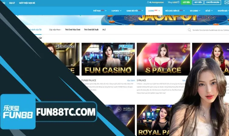 Tham gia top game Casino Fun88 anh em sẽ nhận lại nhiều ưu đãi